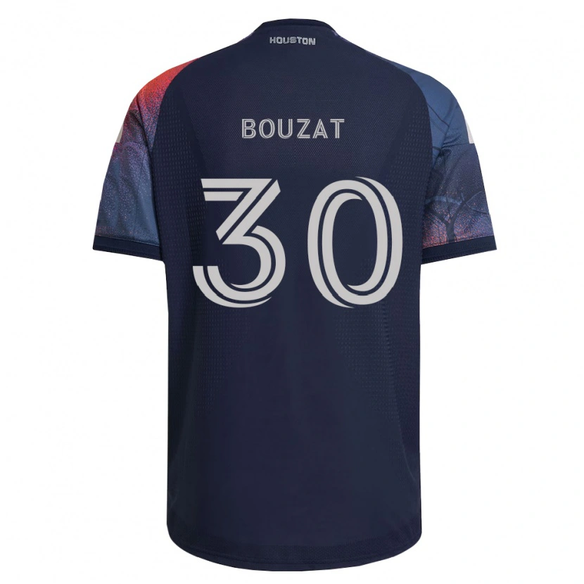 Danxen Uomo Maglia Agustín Bouzat #30 Blu Scuro Bianco Arancio Kit Gara Away 2026/27 Maglietta