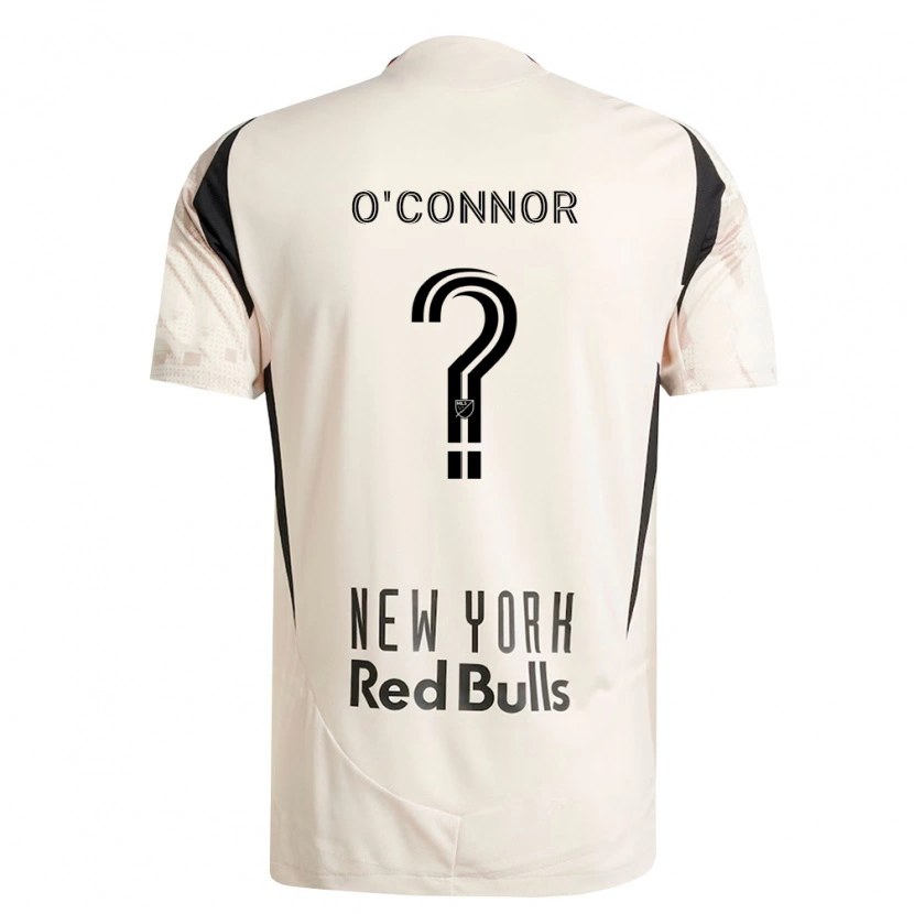 Danxen Uomo Maglia Aidan O'connor #0 Bianco Sporco Rosso Nero Kit Gara Away 2026/27 Maglietta