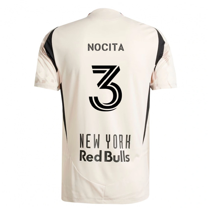 Danxen Uomo Maglia Matthew Nocita #3 Bianco Sporco Rosso Nero Kit Gara Away 2026/27 Maglietta
