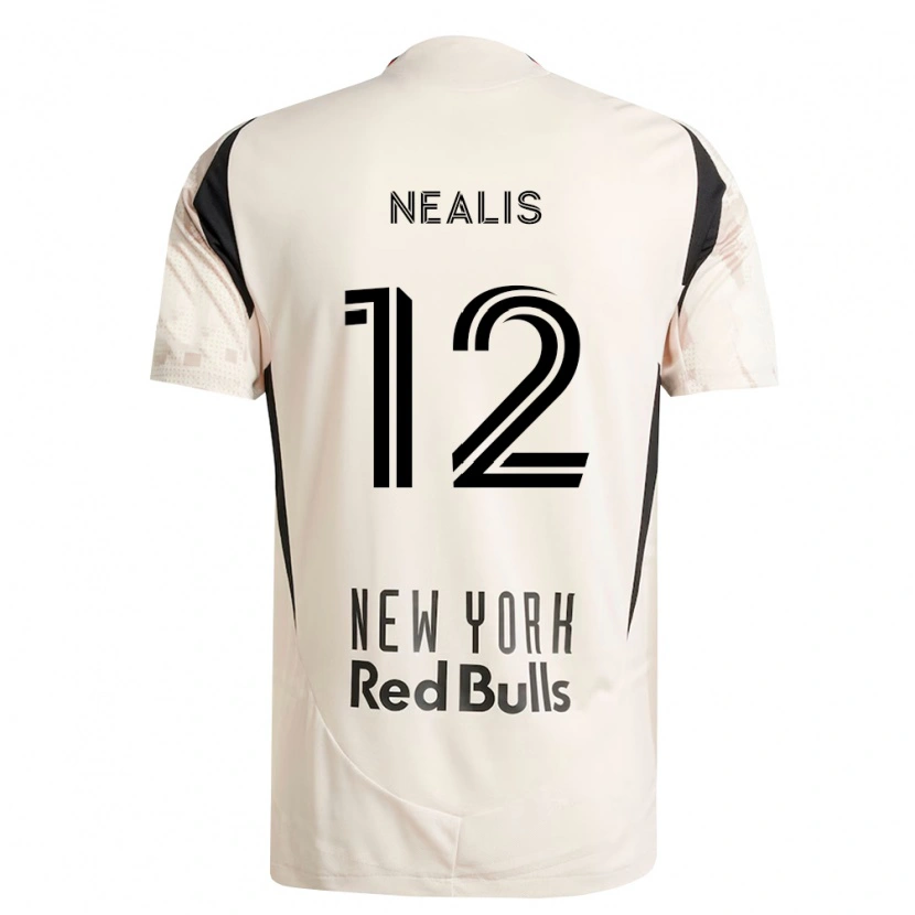 Danxen Uomo Maglia Dylan Nealis #12 Bianco Sporco Rosso Nero Kit Gara Away 2026/27 Maglietta