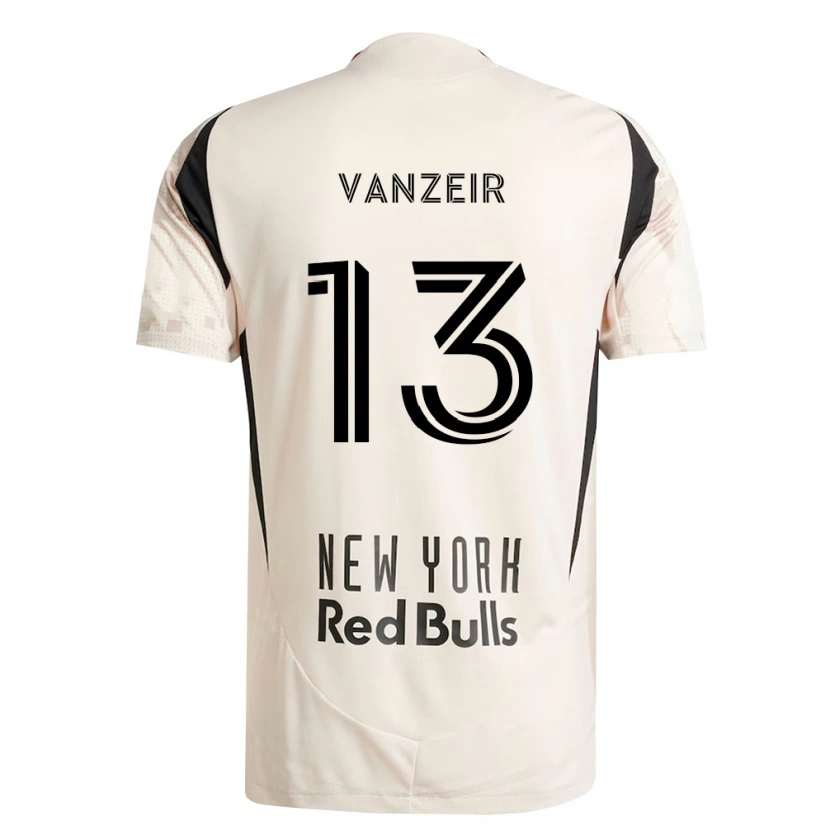 Danxen Uomo Maglia Dante Vanzeir #13 Bianco Sporco Rosso Nero Kit Gara Away 2026/27 Maglietta