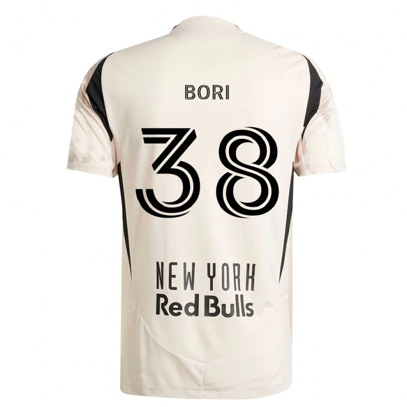 Danxen Uomo Maglia Jason Bori #38 Bianco Sporco Rosso Nero Kit Gara Away 2026/27 Maglietta