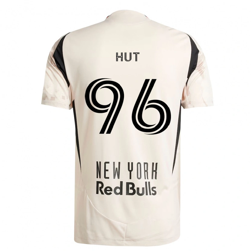 Danxen Uomo Maglia Tomas Hut #96 Bianco Sporco Rosso Nero Kit Gara Away 2026/27 Maglietta