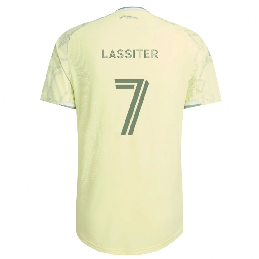 Danxen Uomo Maglia Ariel Lassiter #7 Bianco Beige Kit Gara Away 2026/27 Maglietta