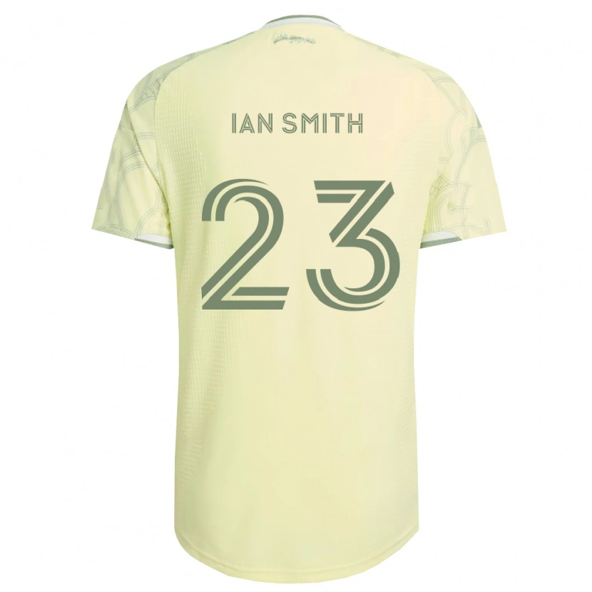 Danxen Uomo Maglia Ian Smith #23 Bianco Beige Kit Gara Away 2026/27 Maglietta