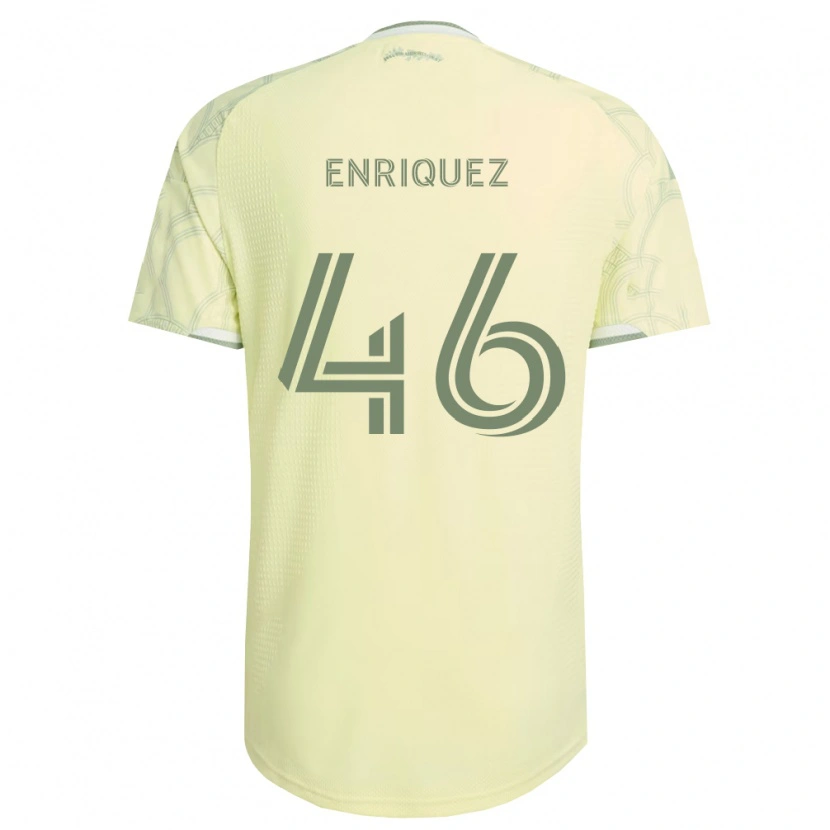 Danxen Uomo Maglia Adolfo Enríquez #46 Bianco Beige Kit Gara Away 2026/27 Maglietta