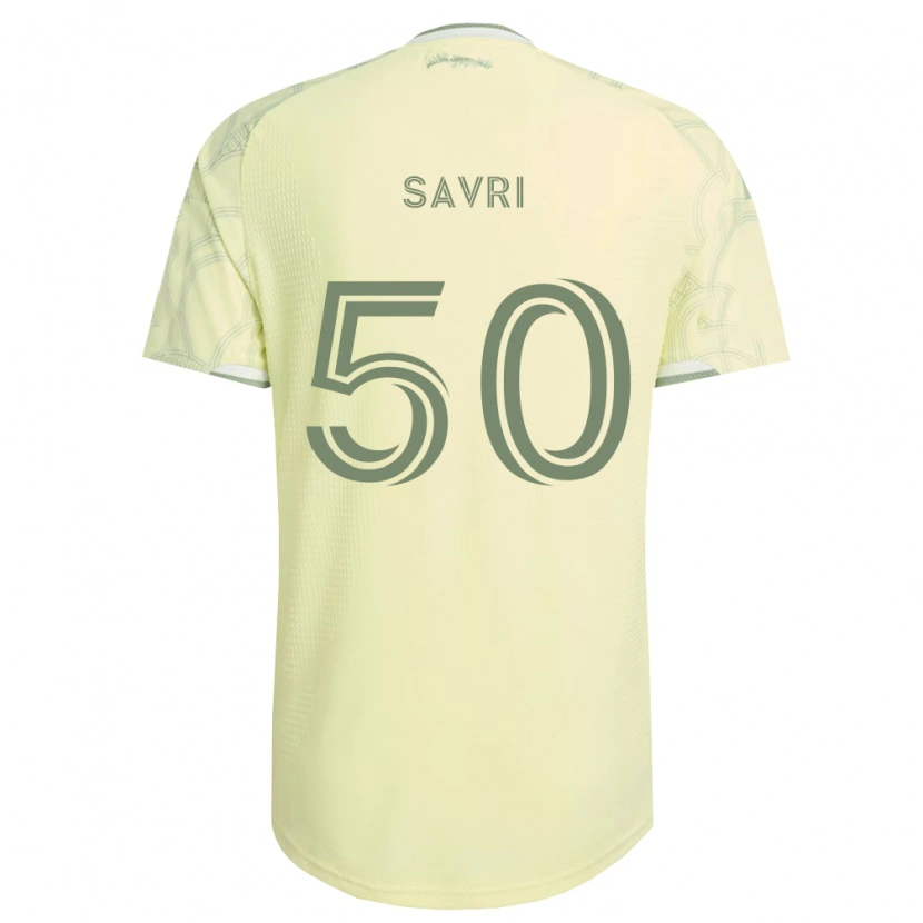 Danxen Uomo Maglia Nolan Savri #50 Bianco Beige Kit Gara Away 2026/27 Maglietta