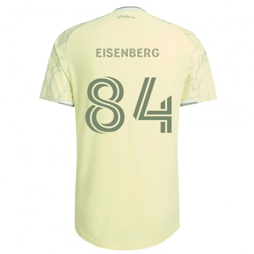 Danxen Uomo Maglia Max Eisenberg #84 Bianco Beige Kit Gara Away 2026/27 Maglietta