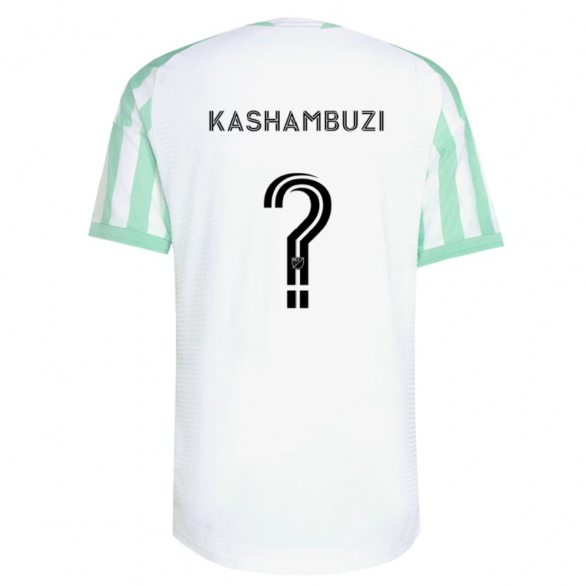 Danxen Uomo Maglia Nick Kashambuzi #0 Verde Chiaro Nero Bianco Kit Gara Away 2026/27 Maglietta