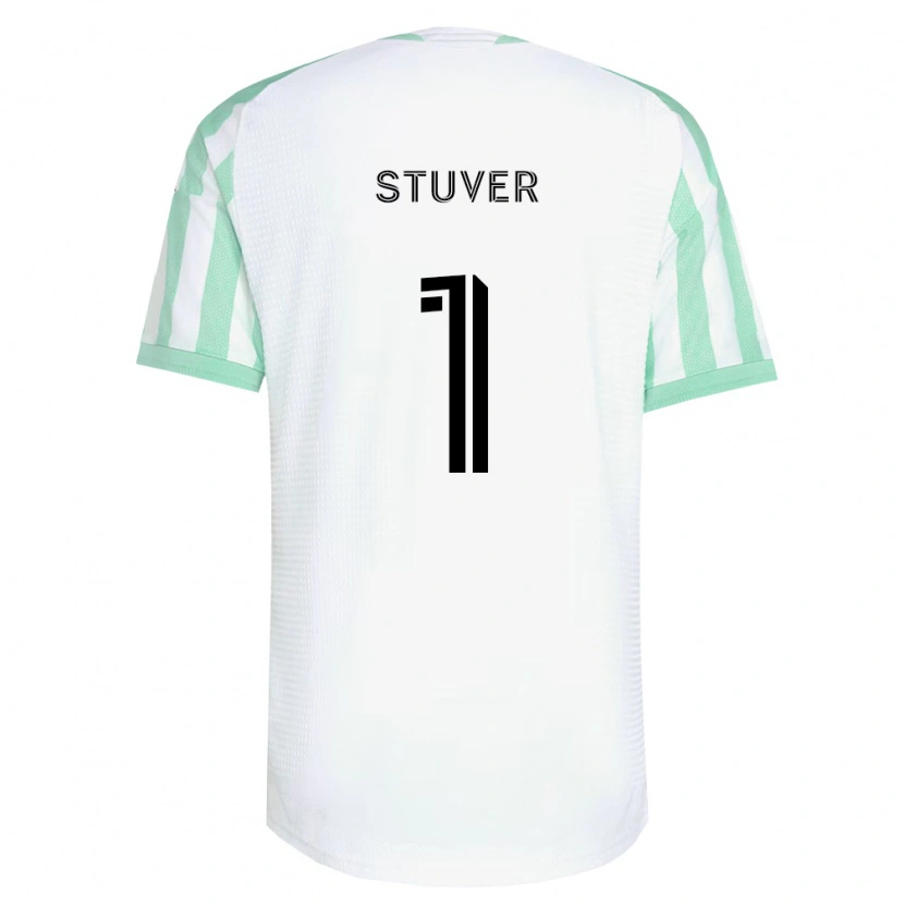 Danxen Uomo Maglia Brad Stuver #1 Verde Chiaro Nero Bianco Kit Gara Away 2026/27 Maglietta