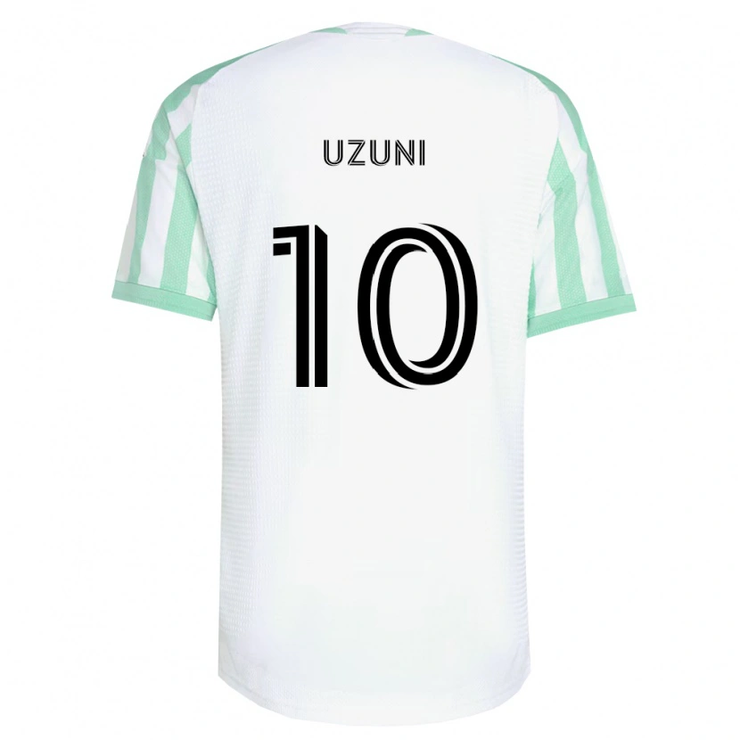 Danxen Uomo Maglia Myrto Uzuni #10 Verde Chiaro Nero Bianco Kit Gara Away 2026/27 Maglietta