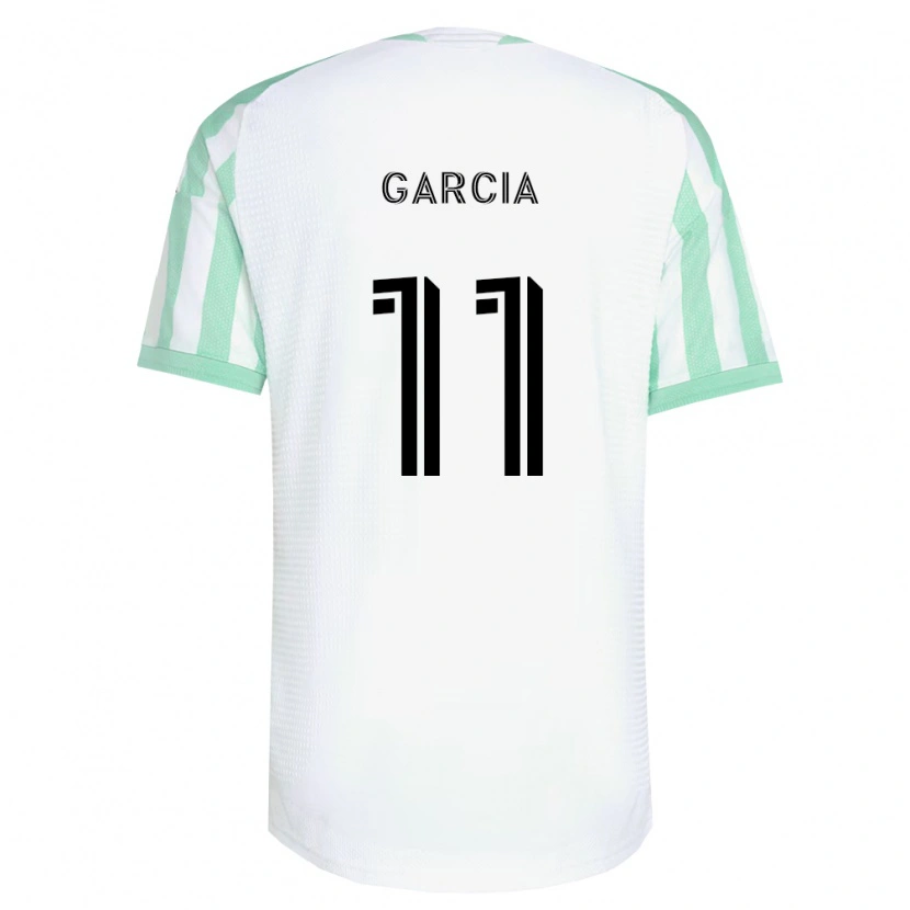 Danxen Uomo Maglia Christopher Garcia #11 Verde Chiaro Nero Bianco Kit Gara Away 2026/27 Maglietta