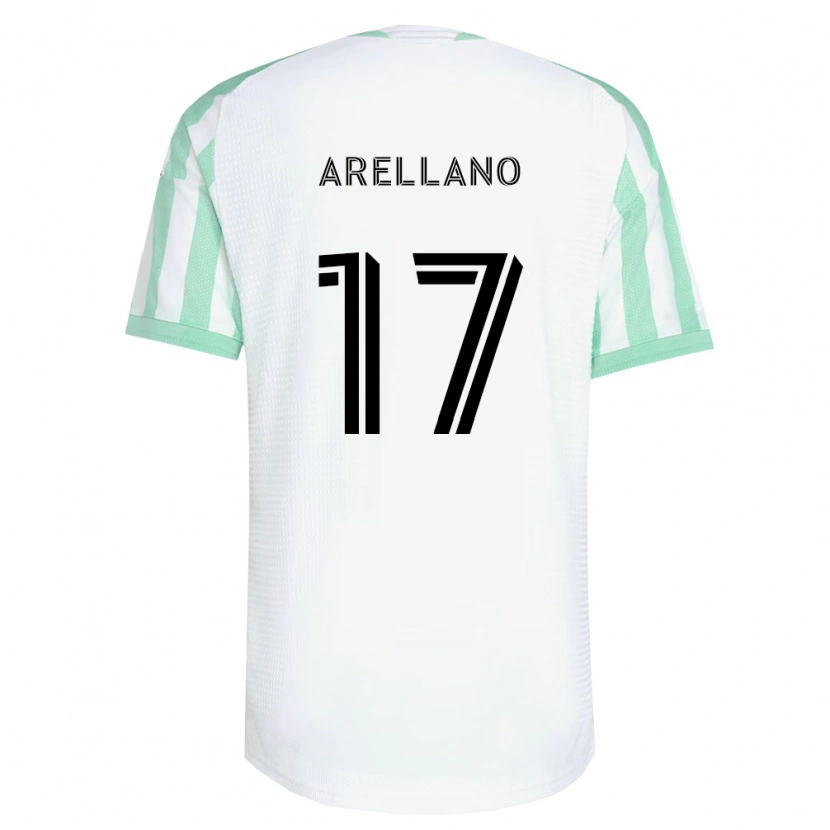 Danxen Uomo Maglia Bryan Arellano #17 Verde Chiaro Nero Bianco Kit Gara Away 2026/27 Maglietta