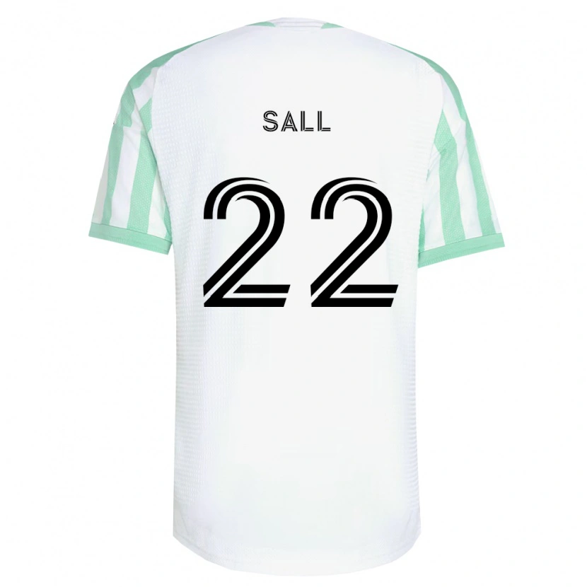 Danxen Uomo Maglia Ibrahima Sall #22 Verde Chiaro Nero Bianco Kit Gara Away 2026/27 Maglietta