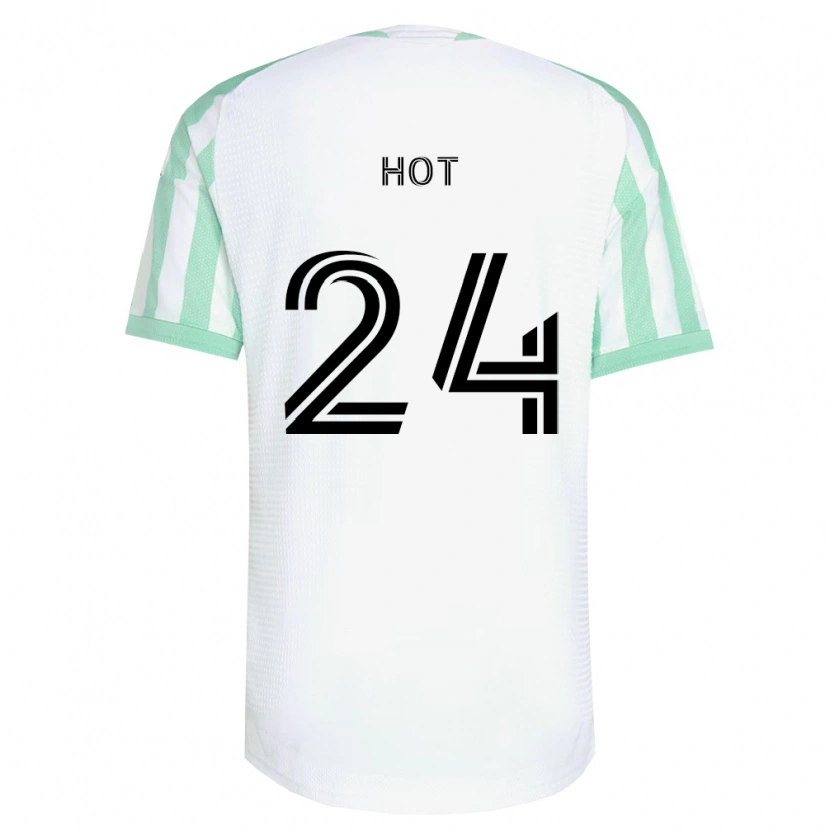Danxen Uomo Maglia Kenan Hot #24 Verde Chiaro Nero Bianco Kit Gara Away 2026/27 Maglietta