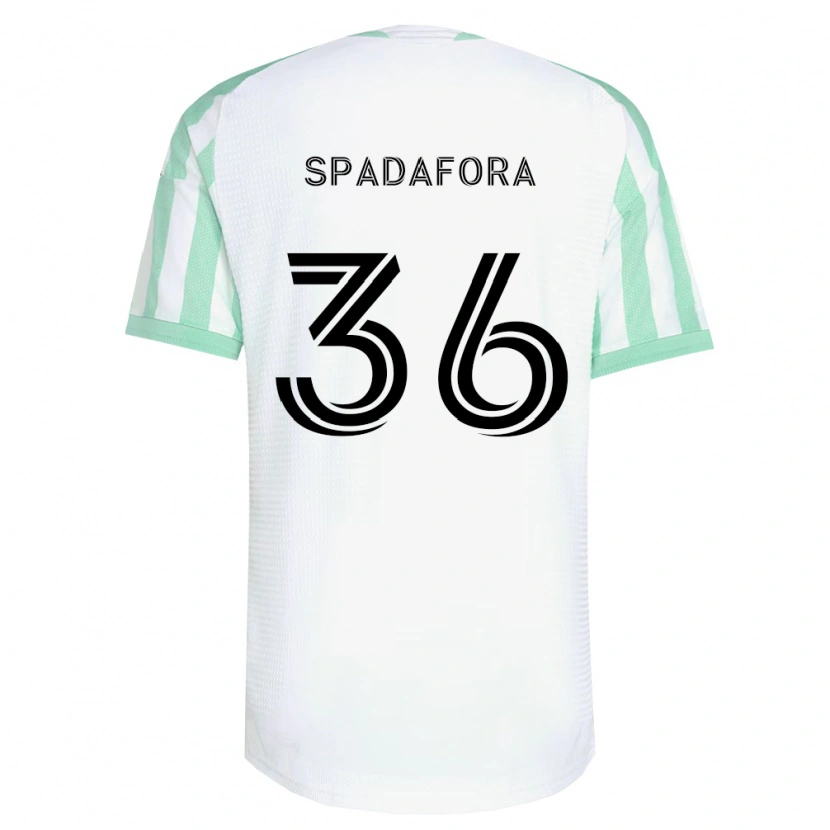 Danxen Uomo Maglia Luke Spadafora #36 Verde Chiaro Nero Bianco Kit Gara Away 2026/27 Maglietta