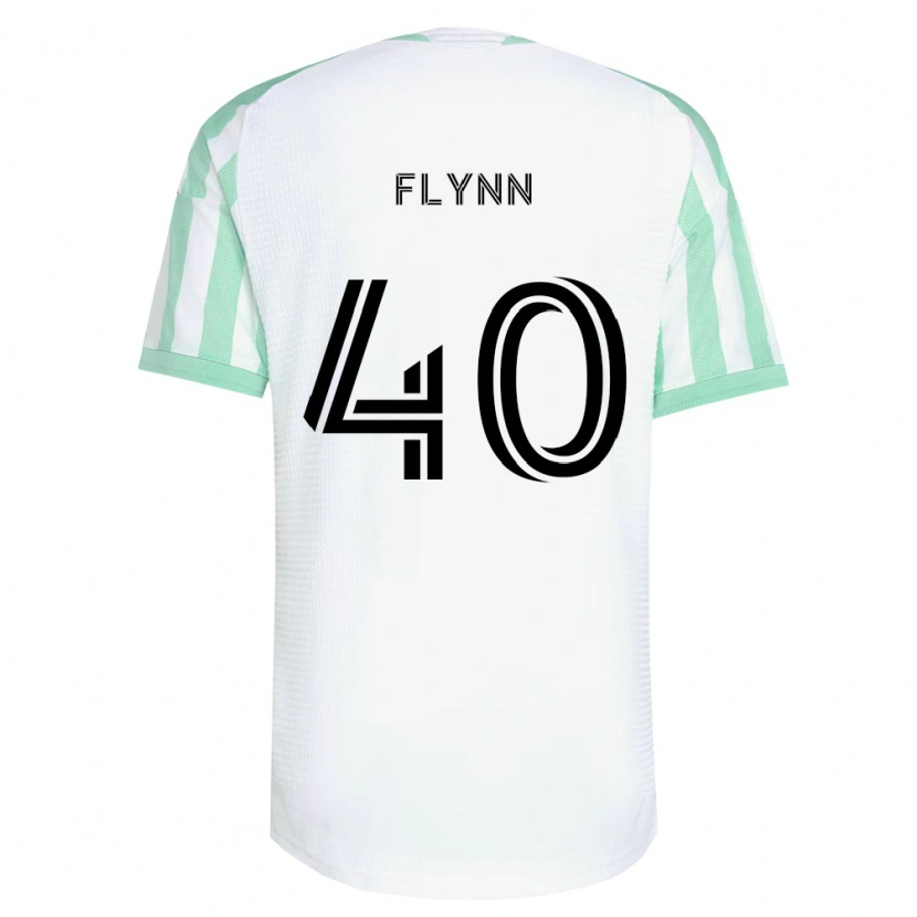 Danxen Uomo Maglia Liam Flynn #40 Verde Chiaro Nero Bianco Kit Gara Away 2026/27 Maglietta