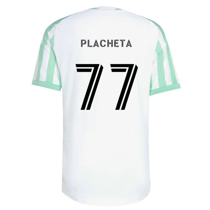 Danxen Uomo Maglia Przemysław Płacheta #77 Verde Chiaro Nero Bianco Kit Gara Away 2026/27 Maglietta