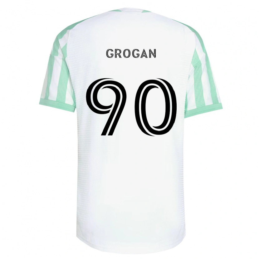 Danxen Uomo Maglia Peter Grogan #90 Verde Chiaro Nero Bianco Kit Gara Away 2026/27 Maglietta