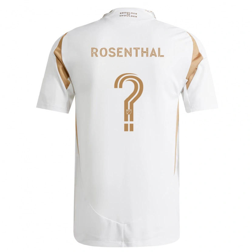 Danxen Uomo Maglia Charlie Rosenthal #0 Bianco Marrone Kit Gara Away 2026/27 Maglietta