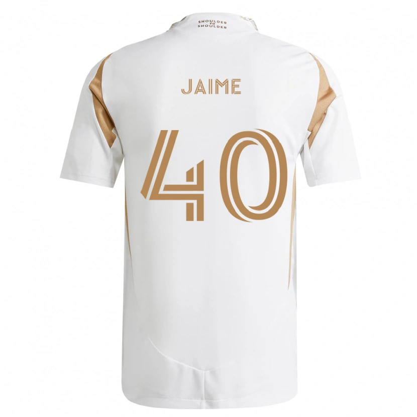 Danxen Uomo Maglia Christopher Jaime #40 Bianco Marrone Kit Gara Away 2026/27 Maglietta