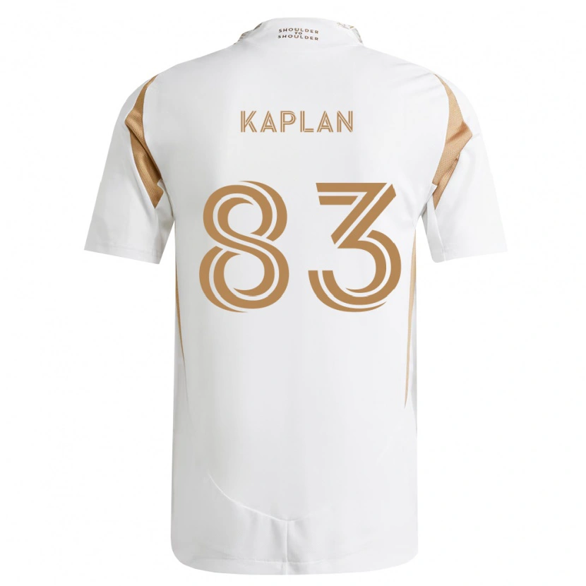 Danxen Uomo Maglia Skylar Kaplan #83 Bianco Marrone Kit Gara Away 2026/27 Maglietta