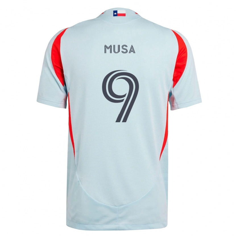 Danxen Uomo Maglia Petar Musa #9 Grigio Scuro Bianco Rosso Kit Gara Away 2026/27 Maglietta