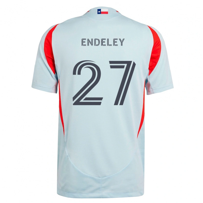 Danxen Uomo Maglia Herbert Endeley #27 Grigio Scuro Bianco Rosso Kit Gara Away 2026/27 Maglietta