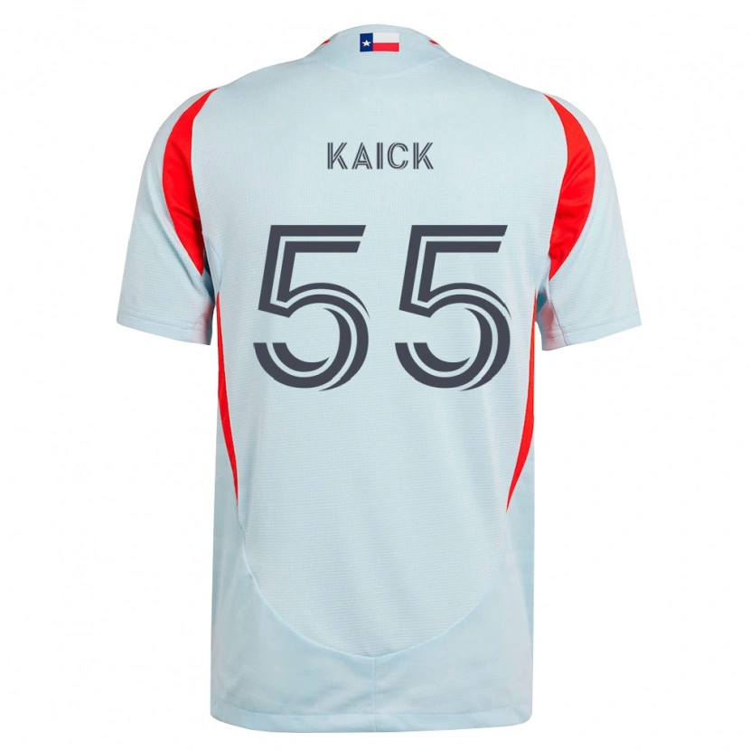 Danxen Uomo Maglia Kaick Da Silva Ferreira #55 Grigio Scuro Bianco Rosso Kit Gara Away 2026/27 Maglietta