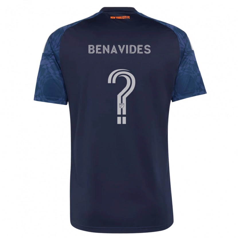 Danxen Uomo Maglia Matthew Benavides #0 Blu Scuro Bianco Kit Gara Away 2026/27 Maglietta