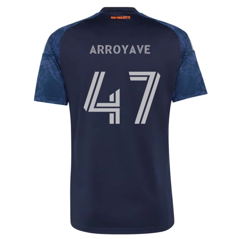Danxen Uomo Maglia Jacob Arroyave #47 Blu Scuro Bianco Kit Gara Away 2026/27 Maglietta