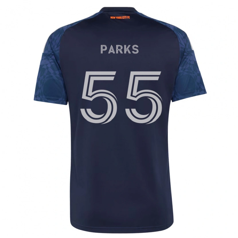 Danxen Uomo Maglia Keaton Parks #55 Blu Scuro Bianco Kit Gara Away 2026/27 Maglietta