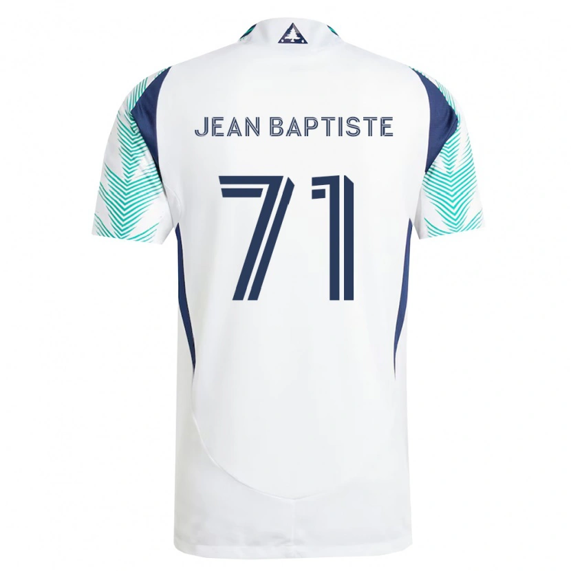 Danxen Uomo Maglia Matthew Jean Baptiste #71 Bianco Blu Navy Verde Chiaro Kit Gara Away 2026/27 Maglietta