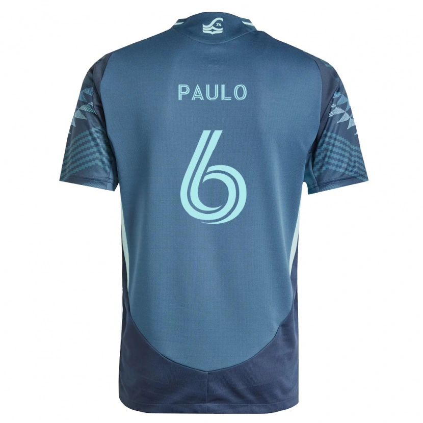 Danxen Uomo Maglia João Paulo #6 Blu Navy Verde Kit Gara Away 2026/27 Maglietta