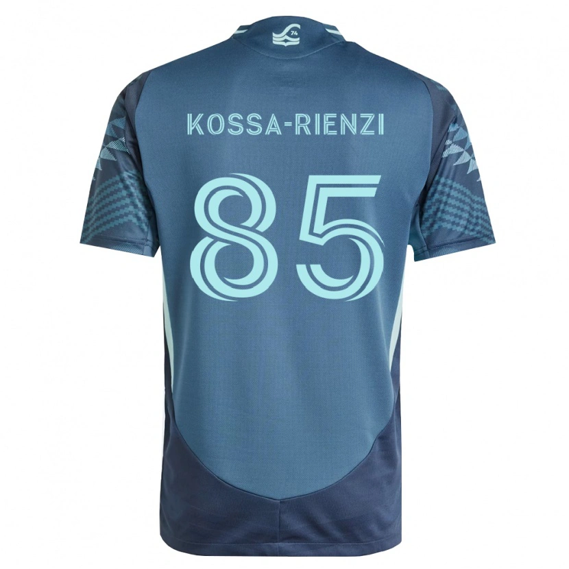 Danxen Uomo Maglia Kalani Kossa-Rienzi #85 Blu Navy Verde Kit Gara Away 2026/27 Maglietta