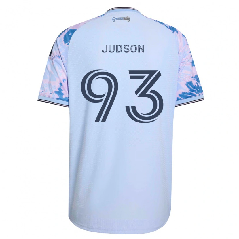 Danxen Uomo Maglia Judson #93 Blu Reale Bianco Nero Kit Gara Away 2026/27 Maglietta