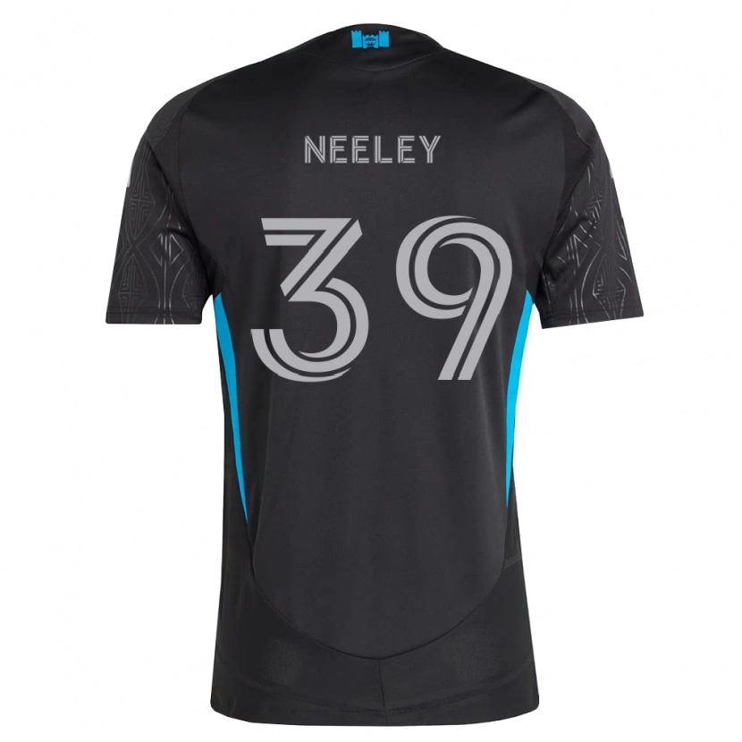Danxen Uomo Maglia Jack Neeley #39 Nero Bianco Azzurro Kit Gara Away 2026/27 Maglietta