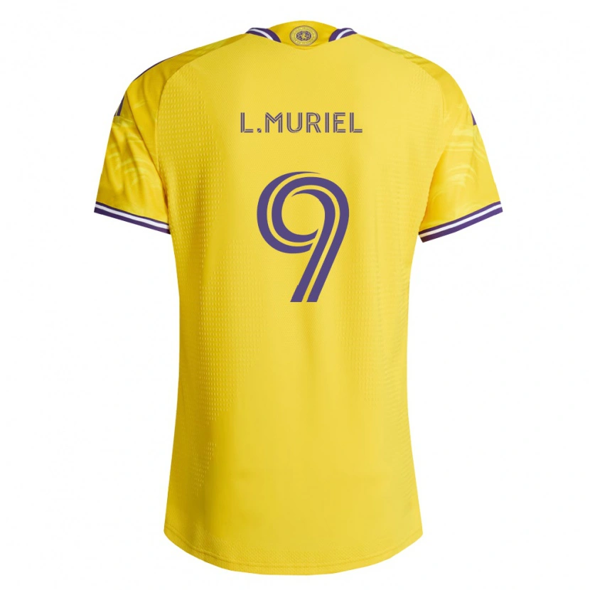 Danxen Uomo Maglia Luis Muriel #9 Viola Giallo Kit Gara Away 2026/27 Maglietta
