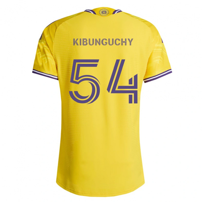 Danxen Uomo Maglia Nabi Kibunguchy #54 Viola Giallo Kit Gara Away 2026/27 Maglietta
