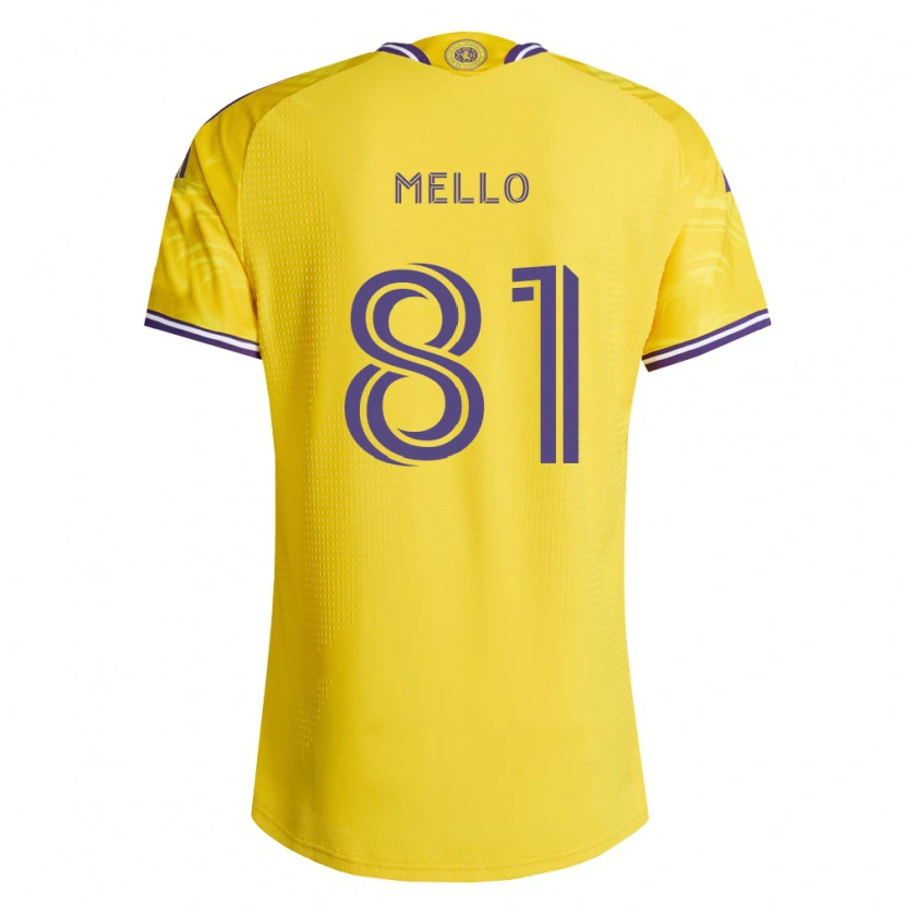 Danxen Uomo Maglia Murillo Mello #81 Viola Giallo Kit Gara Away 2026/27 Maglietta