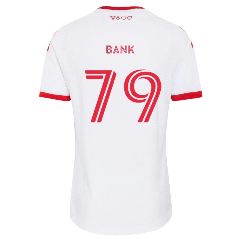 Danxen Uomo Maglia Fletcher Bank #79 Bianco Rosso Nero Kit Gara Away 2026/27 Maglietta