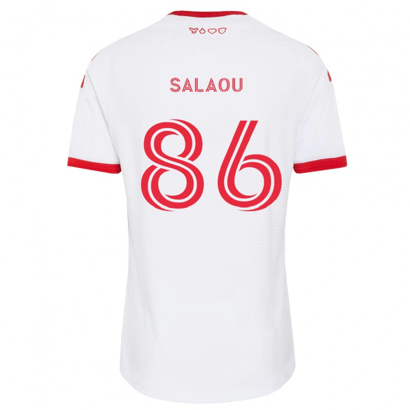 Danxen Uomo Maglia Abundance Salaou #86 Bianco Rosso Nero Kit Gara Away 2026/27 Maglietta