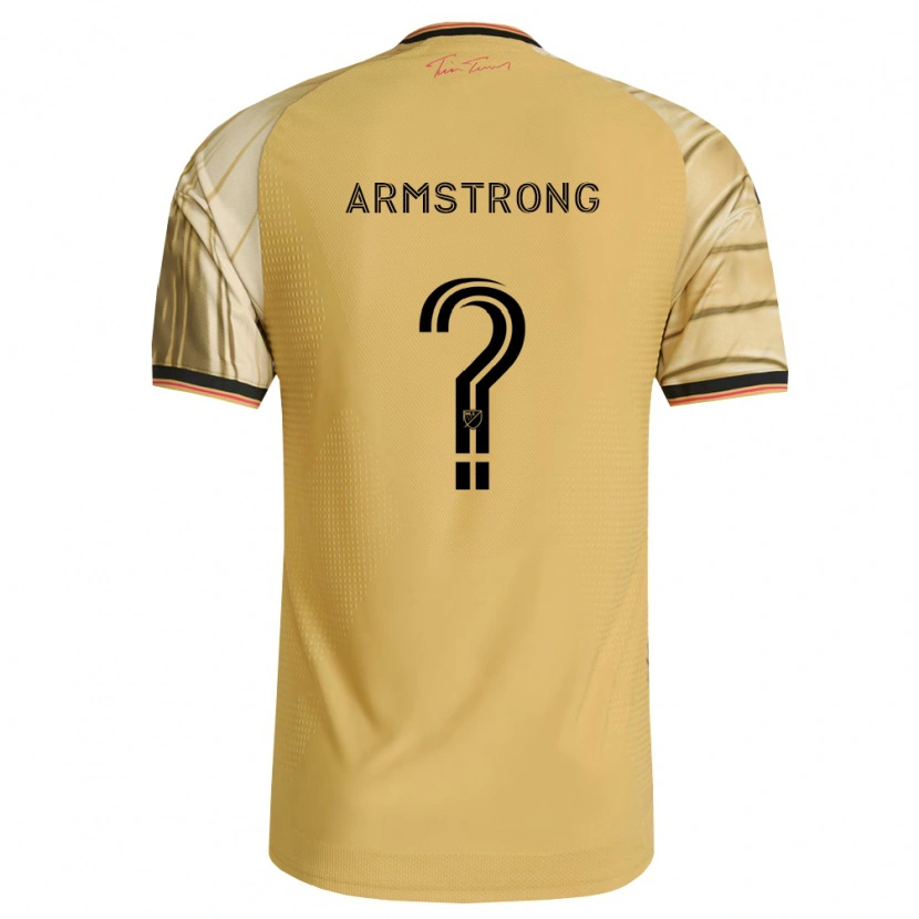 Danxen Uomo Maglia Dida Armstrong #0 Marrone Giallo Nero Kit Gara Away 2026/27 Maglietta