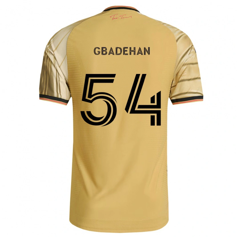 Danxen Uomo Maglia Adeteye Gbadehan #54 Marrone Giallo Nero Kit Gara Away 2026/27 Maglietta