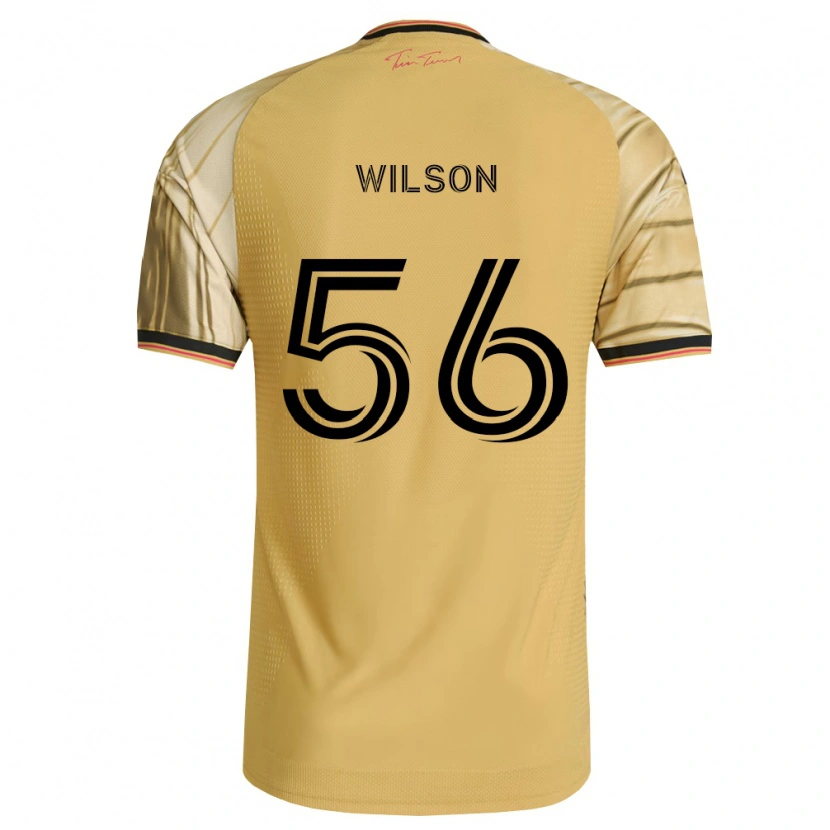 Danxen Uomo Maglia Blake Wilson #56 Marrone Giallo Nero Kit Gara Away 2026/27 Maglietta