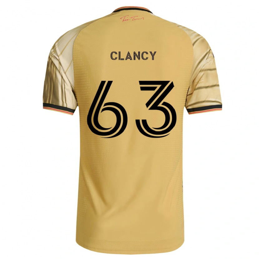 Danxen Uomo Maglia Trip Clancy #63 Marrone Giallo Nero Kit Gara Away 2026/27 Maglietta