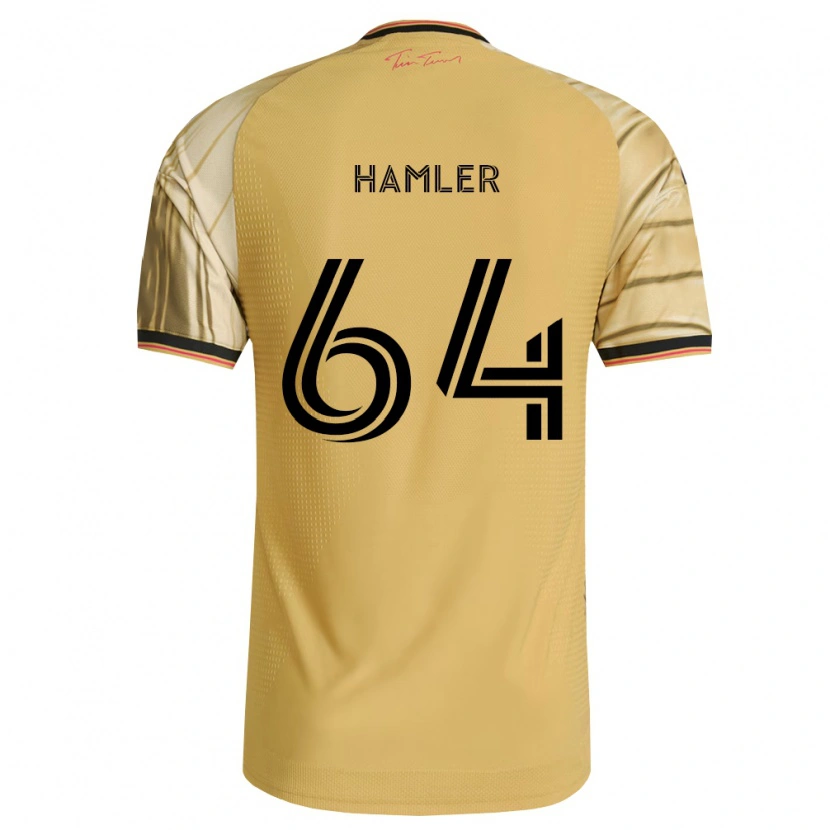 Danxen Uomo Maglia Cobe Hamler #64 Marrone Giallo Nero Kit Gara Away 2026/27 Maglietta