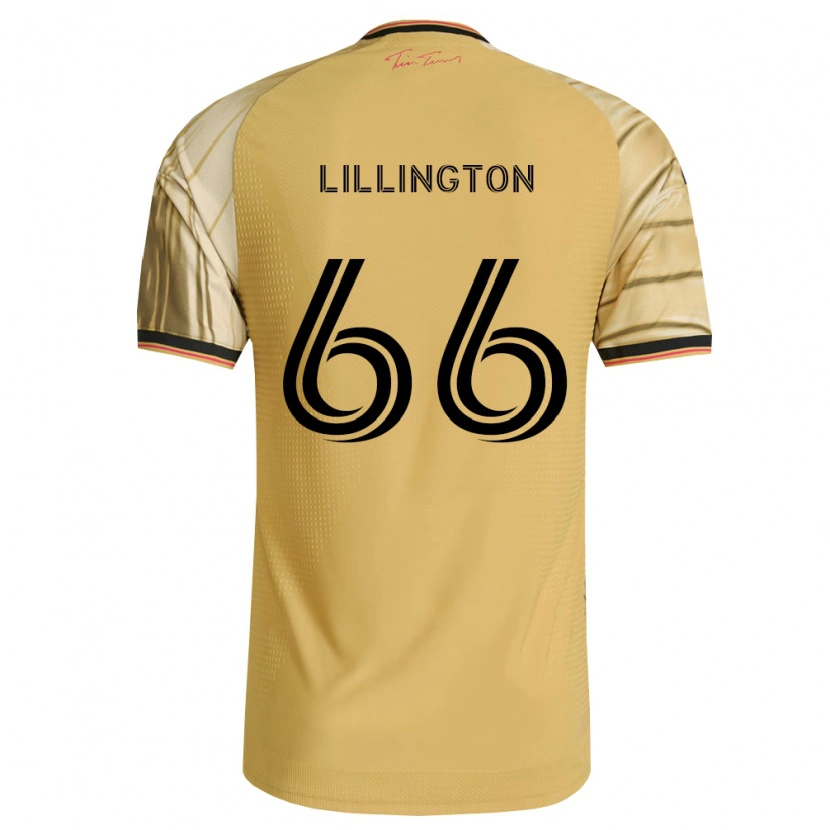 Danxen Uomo Maglia Zack Lillington #66 Marrone Giallo Nero Kit Gara Away 2026/27 Maglietta