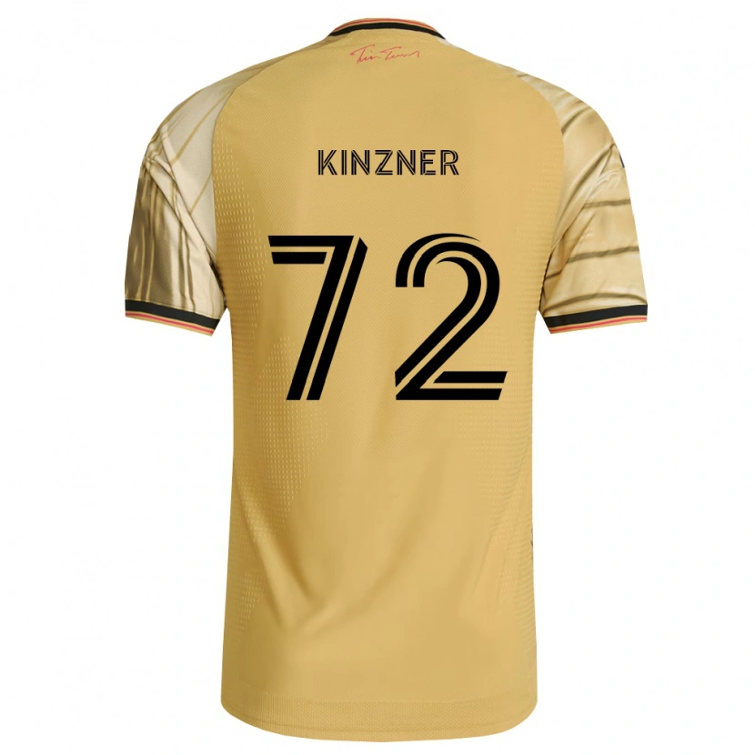 Danxen Uomo Maglia Eric Kinzner #72 Marrone Giallo Nero Kit Gara Away 2026/27 Maglietta