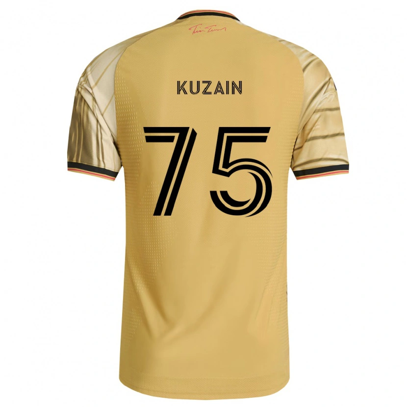 Danxen Uomo Maglia Wan Kuzain #75 Marrone Giallo Nero Kit Gara Away 2026/27 Maglietta